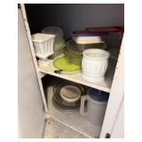 Pie Plates, Bread Pans, Light Bulbs, Tupperware