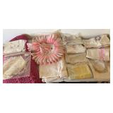 Afghan, Tablecloth, Doilies, Pillowcases,