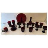 Cruet, Goblets, Serving Platter,