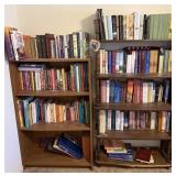 2 Bookshelves, 180+/- Books