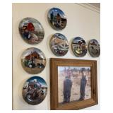 7+/- Danbury Mint Farming Collectible Plates,