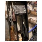 2 Tackle Boxes, Umbrellas, RainX, De-icer,