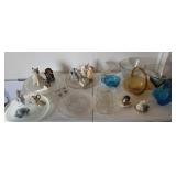 2 Fenton Glass Baskets, Serving Bowls,