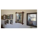 9+/- Framed Wall Art Pieces