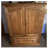 Solid Wood Entertainment Cabinet