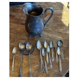 Silver Plated Water Pitcher, Oneida Silver