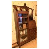 Antique Side-by-Side Secretary Desk & Bookcase