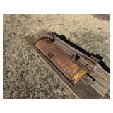 5 ft dozer blade with 8ft wood add on