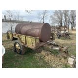 Military Trailer with Metal Tank