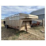 CM 24ft livestock gooseneck trailer