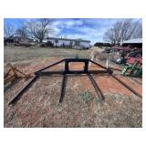 Rowse 3 point double bale hauler