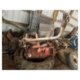 Allis Chambers M combine engine and fuel tank