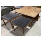 Coffee Table w/ Three Hide Away End Tables