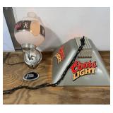 Plastic Coors Light Hanging Light