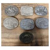 7+/- Hesston Belt Buckles