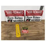 John Deere Thermometer, 2 Farm Bureau Member