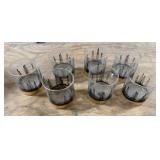 7+/- Oil Rig Design Drinking Glasses