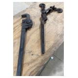 Heavy Duty Pipe Wrench, Heavy Duty Chain Binder