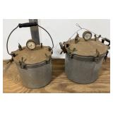 2 Vintage Pressure Cookers
