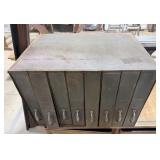 Movie Reel Metal Cabinet/Container, Projector