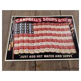 1910 Replica Cambell's Soup Tin Plate Sign