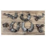 (4) 12' Wires of Keys, 12+/- Skeleton Keys, 6+/-