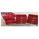 9+/- Plastic Coca-Cola Bottle Crates