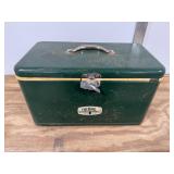 Vintage Green Thermos Ice Chest