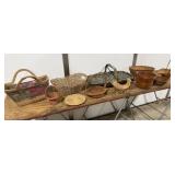 10+/- Various Sized Baskets