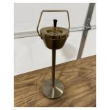 Vintage Metal Standing Smokers Ashtray