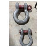 1 Heavy Duty Screw Pin Anchor Shackles, 1 Heavy