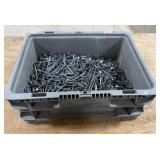 Small Plastic Tote of Nails