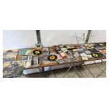 Various Sized Records, Tapes, 8-Tracks, CDs
