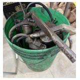 6+/- Grease Guns, 1 Bucket