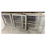 3 Sets of 2-Panel Top & Bottom Windows