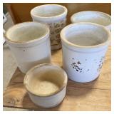 5+/- Various Sized Smaller Crocks