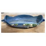 Vintage Roseville Pottery Snowberry Console Bowl