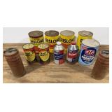 2 Columbia Telephone Cells, 2 Rust Master Cans,