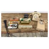 6+/- Sets of Vintage Dominoes, Leather Slap Jack,