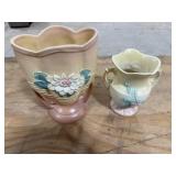 Vintage Hull Pottery Water Lily Double-Handled