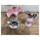 Vintage Hull Pottery Royal Woodland Ewer,