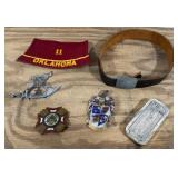 Shriner Hat, Shriner's Masonic Tripoli Emblem, VFW