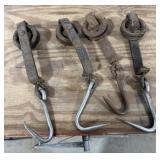 4 Meat Trolley Hooks