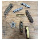 7+/- Pocket Knives, 1 Star