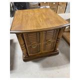 Vintage Wooden Accent End Table