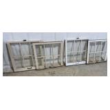 2 Set of 6-Panel Bottom & Top Windows