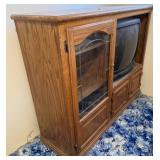 Wood Entertainment Center, Vintage Zenith TV