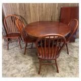 Round Dining Table w/ 4 Matching Chairs