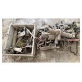 Misc. Pipes w/ Valves, Chain, Misc. Metal