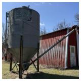 Hopper-Grain Silo w/ Auger
